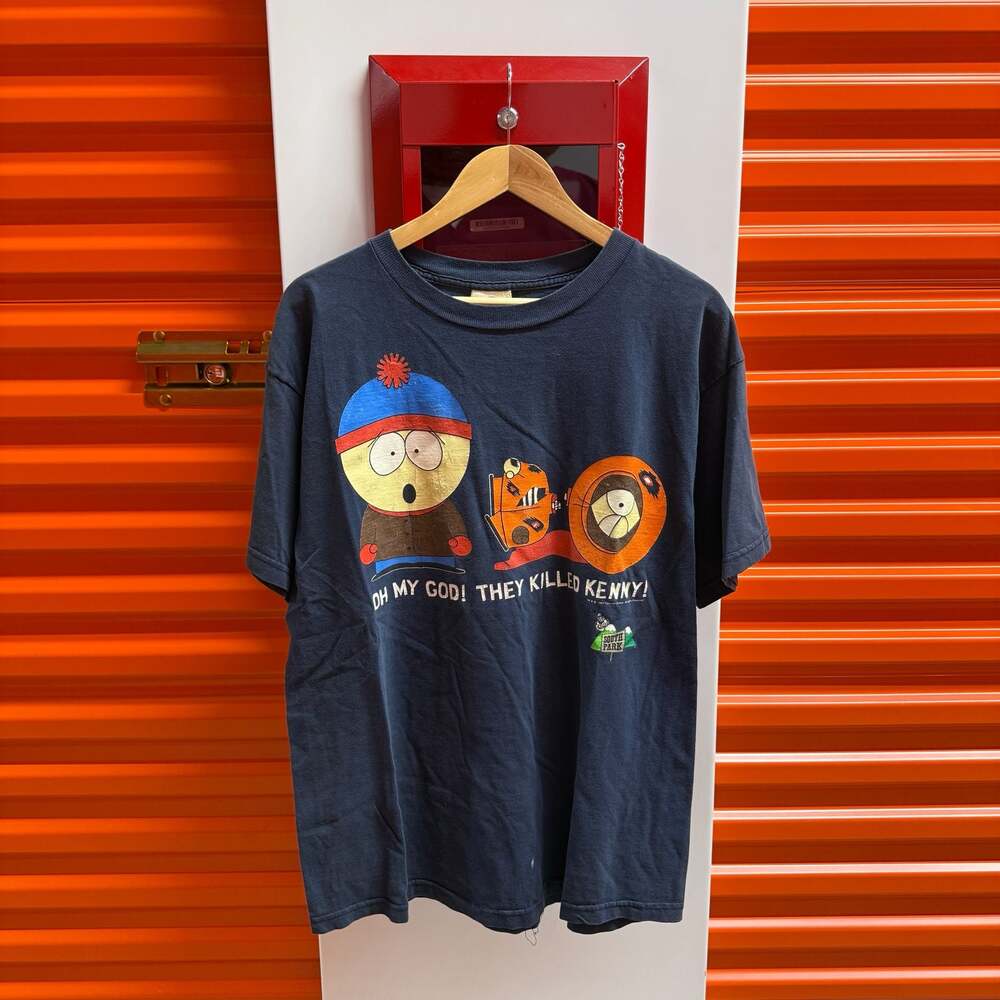 Vintage 1997 South Park Oh My God They Killed Kenny Graphic T-Shirt